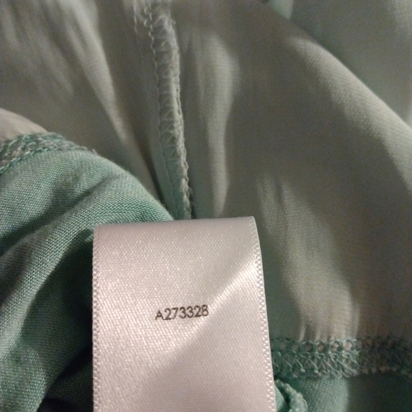 Lace Layered Bottom Tunic Laurie Goldstein Mint Lightweight Soft Romantic S - Picture 9 of 9